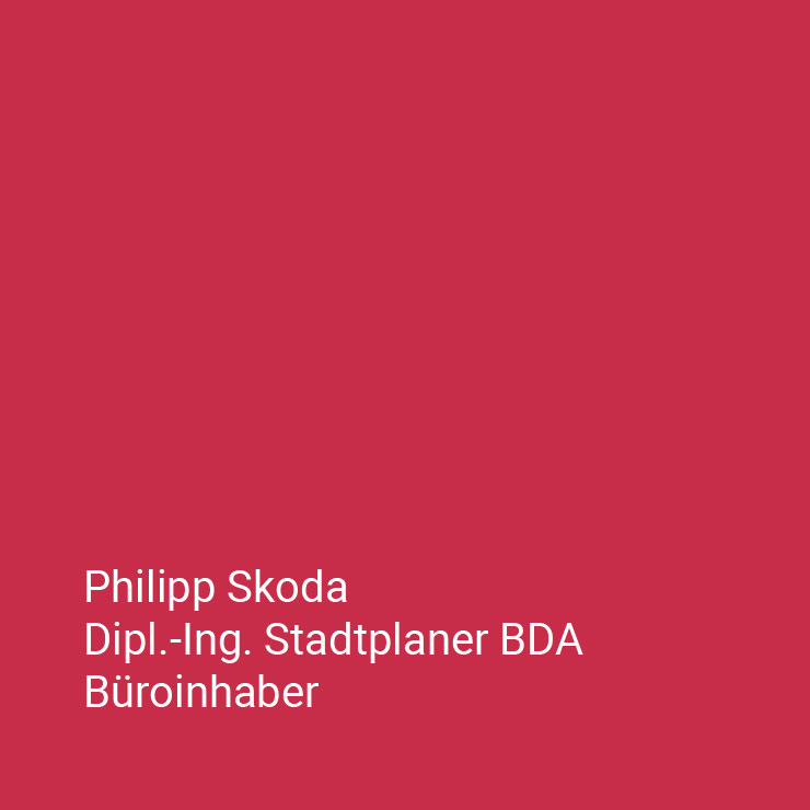 Philipp Skoda Dipl.-Ing. Stadtplaner BDA Büroinhaber