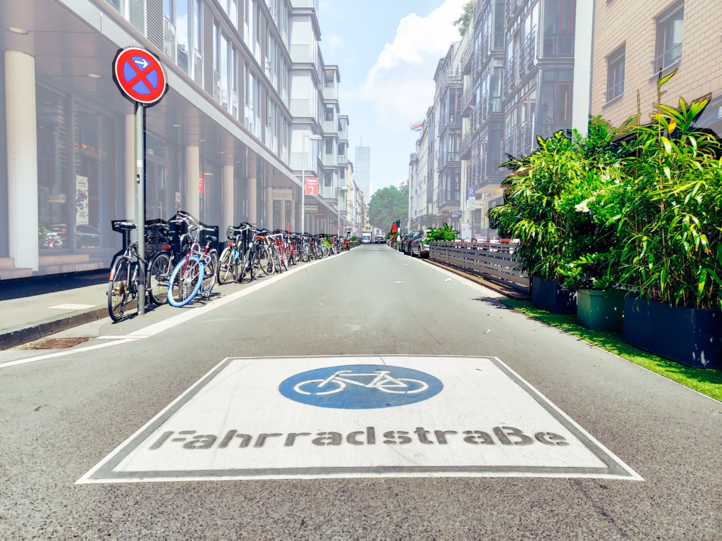 Abbildung Fahrradstraße Friesenwall