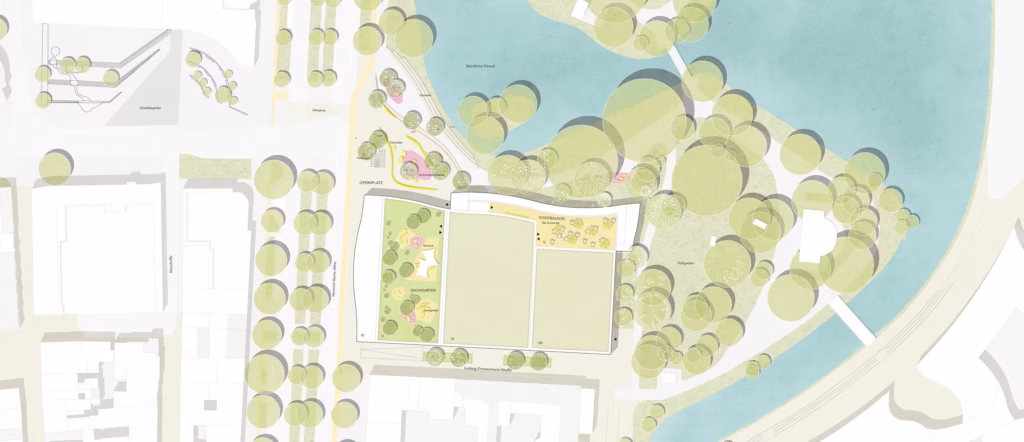 Lageplan Oper Standort Hofgarten