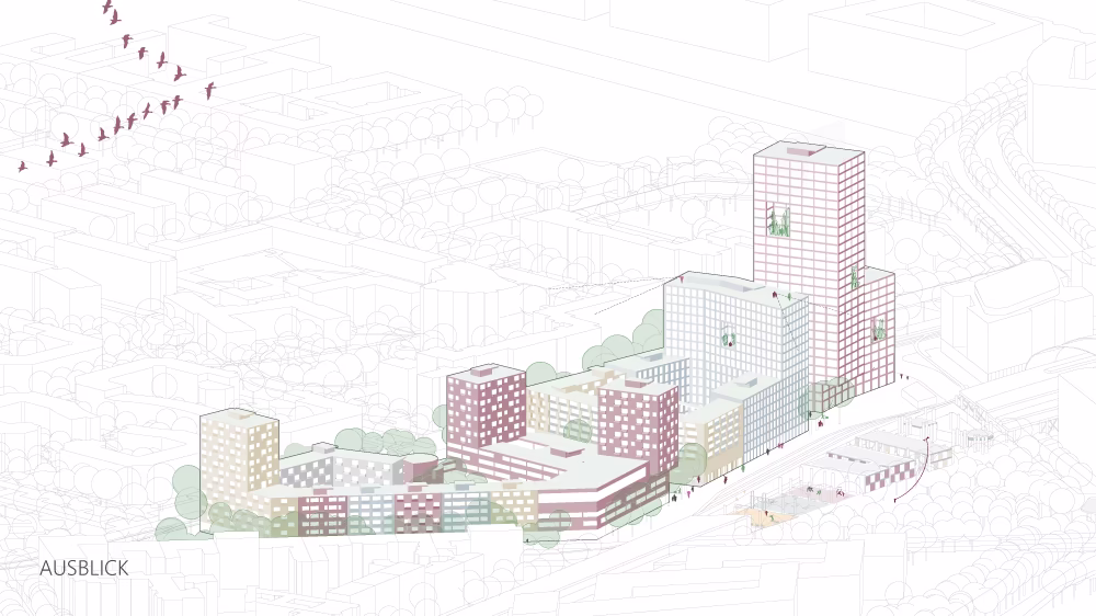 ULAP-Quartier: Vogelperspektive Phase 2