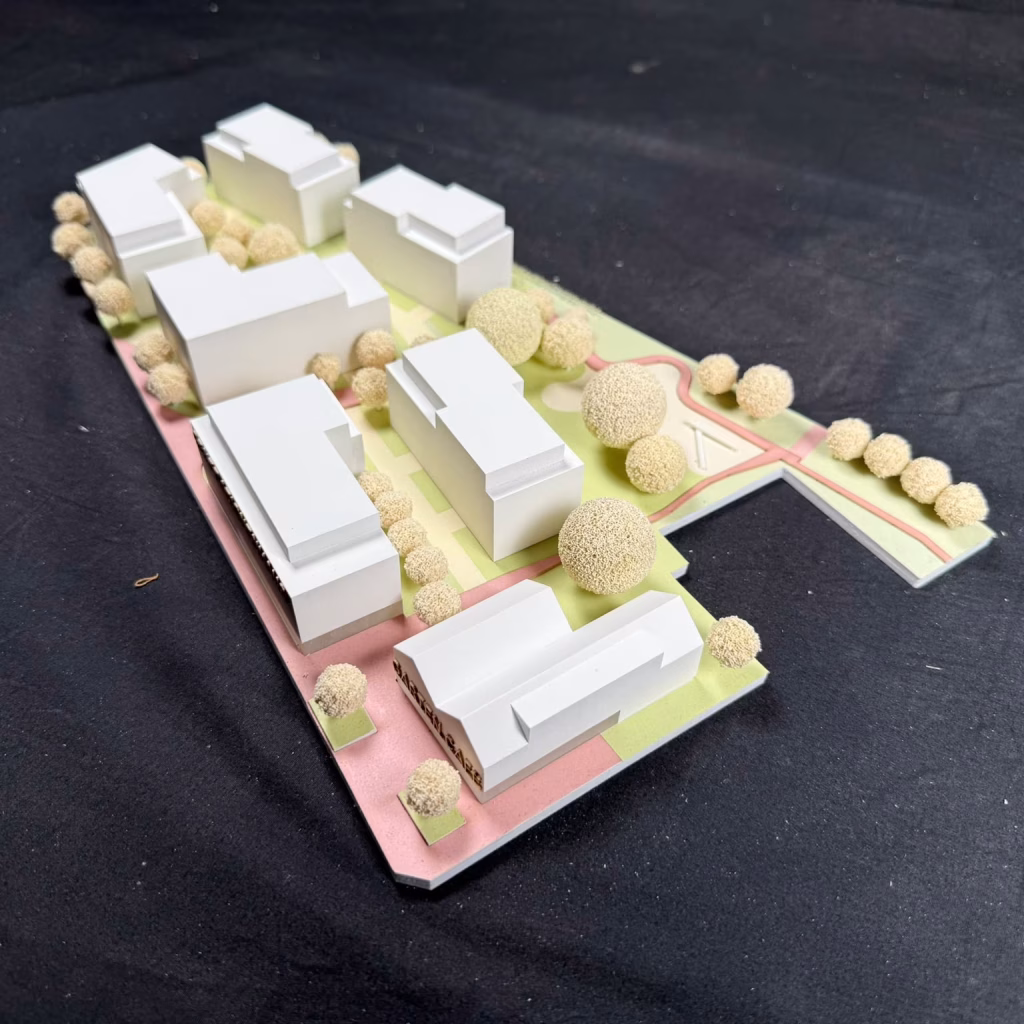 Neues Quartier Gartenstraße Bonn-Beuel: Modellfoto