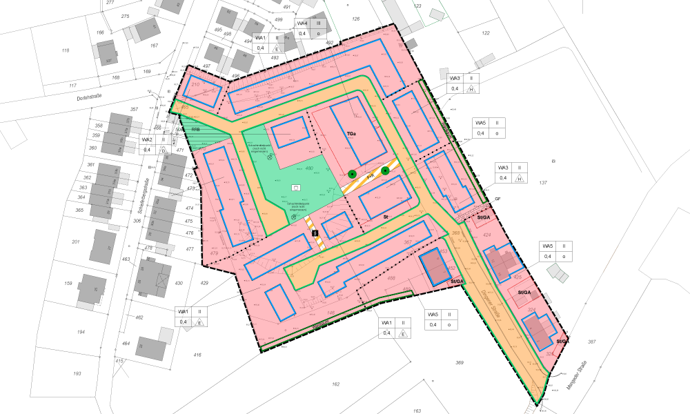 B-Plan-Vorentwurf Dingener Straße Castrop-Rauxel