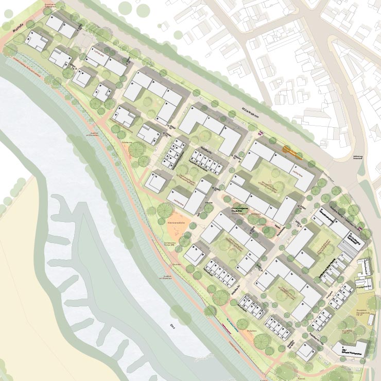 Lageplan Städtebaulicher Rahmenplan