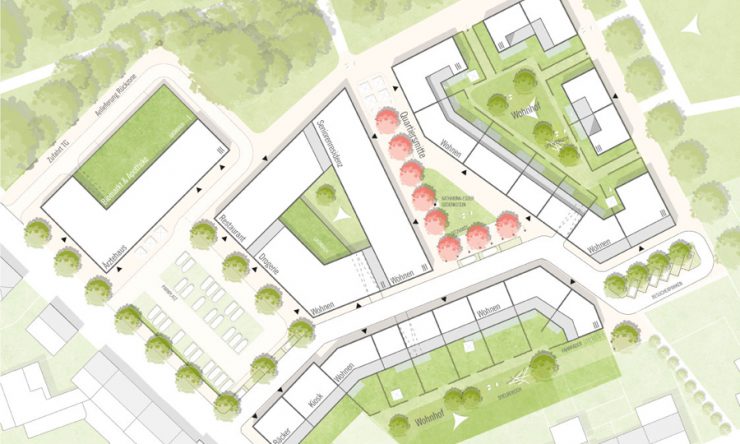 Wettbewerb Willich - Lageplan