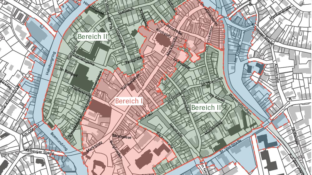 Geltungsbereich Gestaltungssatzung Innenstadt Mayen