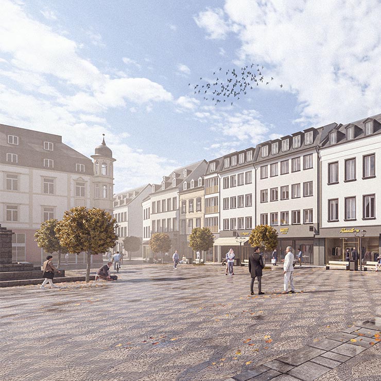 Visualisierung Marktplatz