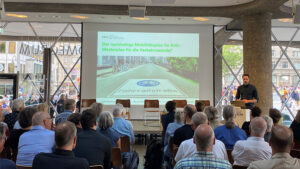 Foto der Moderation des BDA-Montagsgesprächs zum Nachhaltigen Mobilitätsplan