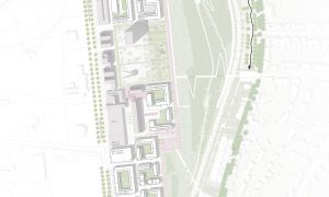 Titelbild Wettbewerb Kamp-Lintfort: Lageplan