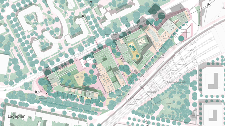 ULAP-Quartier: Lageplan