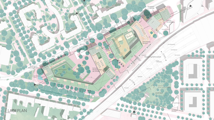 ULAP-Quartier: Lageplan