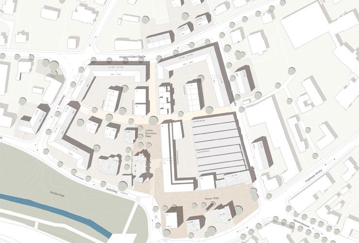 Wettbewerb Bad Hersfeld Wever-Areal - Lageplan