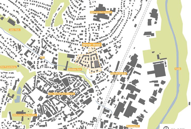Wettbewerb Bad Hersfeld Wever-Areal - Übersichtsplan